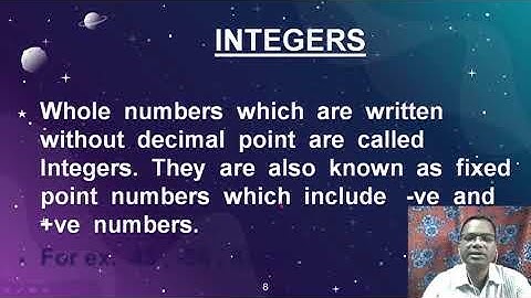 Ch 4: PROGRAM CODING - Unit I Part-II(Data Types in Java) for Class  8  by Dinesh Albert