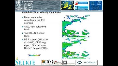 Tidal stream turbine in a demonstration site using GAD-CFD model