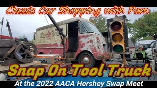 Classic Car Shopping with Pam Snap On Tool Truck at the 2022 AACA Hershey Swap Meet