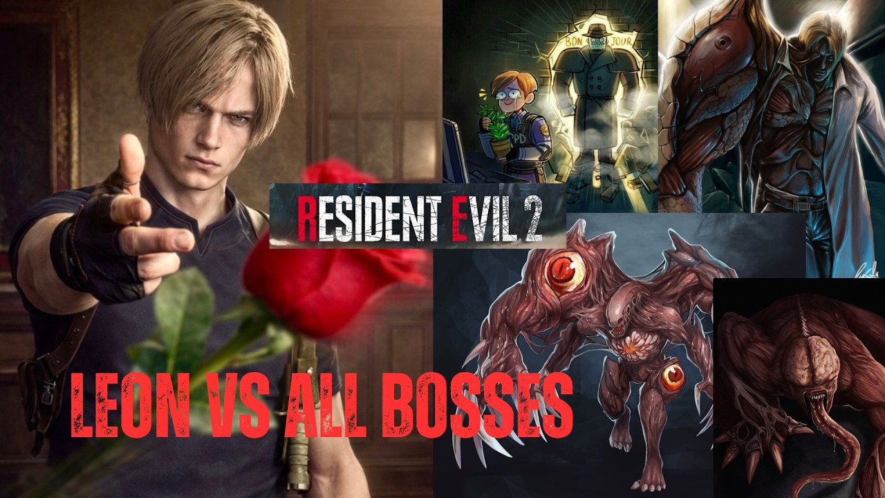 Re2 Boss'd RESIDENT EVIL 2 Remake | ALL BOSS FIGTHS (Only Bosses) - YouTube