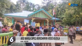 Diduga Berbuat Asusila Warga Demo Wali Nagari Liputan 6 Padang