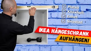 Ikea Wandschrank montieren - Platsa, Smastad, Enhet, Knoxhult, mit und ohne Schiene!