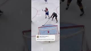 Not how he drew it up 😅 (via GoldenKnights/X) #shorts