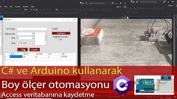 Arduino ve C# serihaberleşme ile boy ölçüp veritabanına kaydetme, Arduinoda HC-SR04 kullanımı