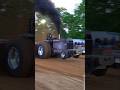 The Beauriful "Red Letters" LLSS rolling coal wheels up in Falmouth, Ky last night! #tractorpull