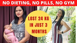 Lost 24 Kg In 3 Months Weight Loss After Pregnancy Without Any Dieting Pills Gym Mommy Talkies