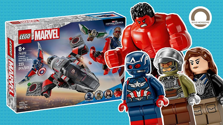LEGO Marvel 76292 Captain America vs Red Hulk Battle Speed Build