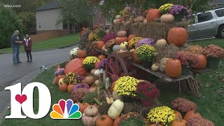 Community rebuilds after pumpkin display vandalized