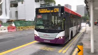 Sbs Transit Scania K230Ub Euro 5 Batch 2 Sbs5206S On Service 124 Along North Bridge Road