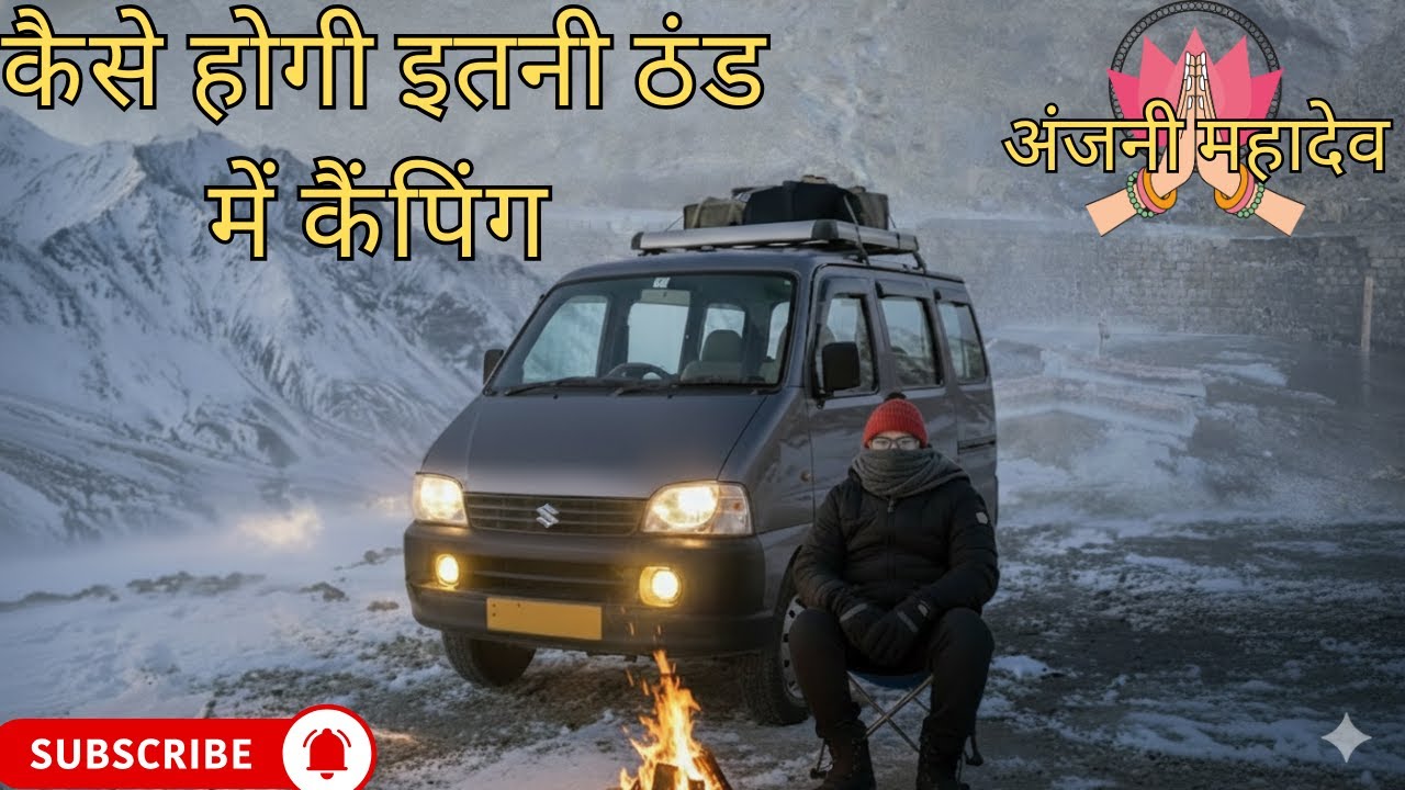 EXTREME WINTER CAMPING WITH EECO CARAVAN || 