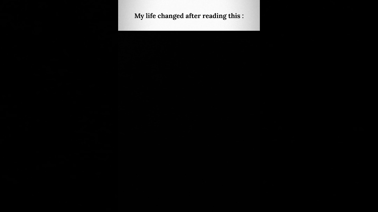 THE WORLD IS YOURS 😊 