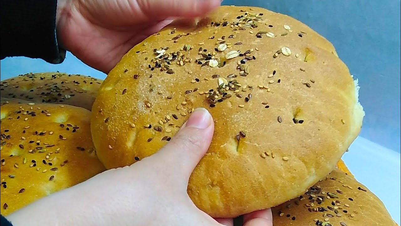 خبز الشواي القروي التونسي على طريقة مخابز القيروان /خبز الكفتاجي واخيرا الوصفة الاصلية/رمضانكم مبروك