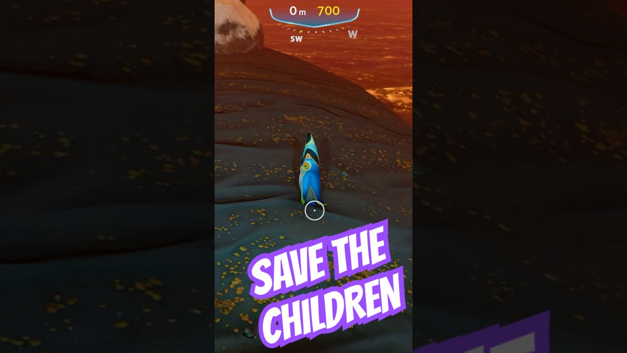 Subnautica Below Zero Giant Monster Almost Eats Baby Pengwing 😭 #shorts #Subnautica #Subnautica2