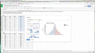 How to make Population Pyramids using Google Sheets