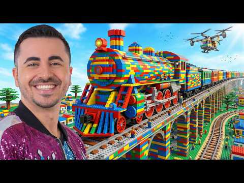 We built a train made of Lego?!