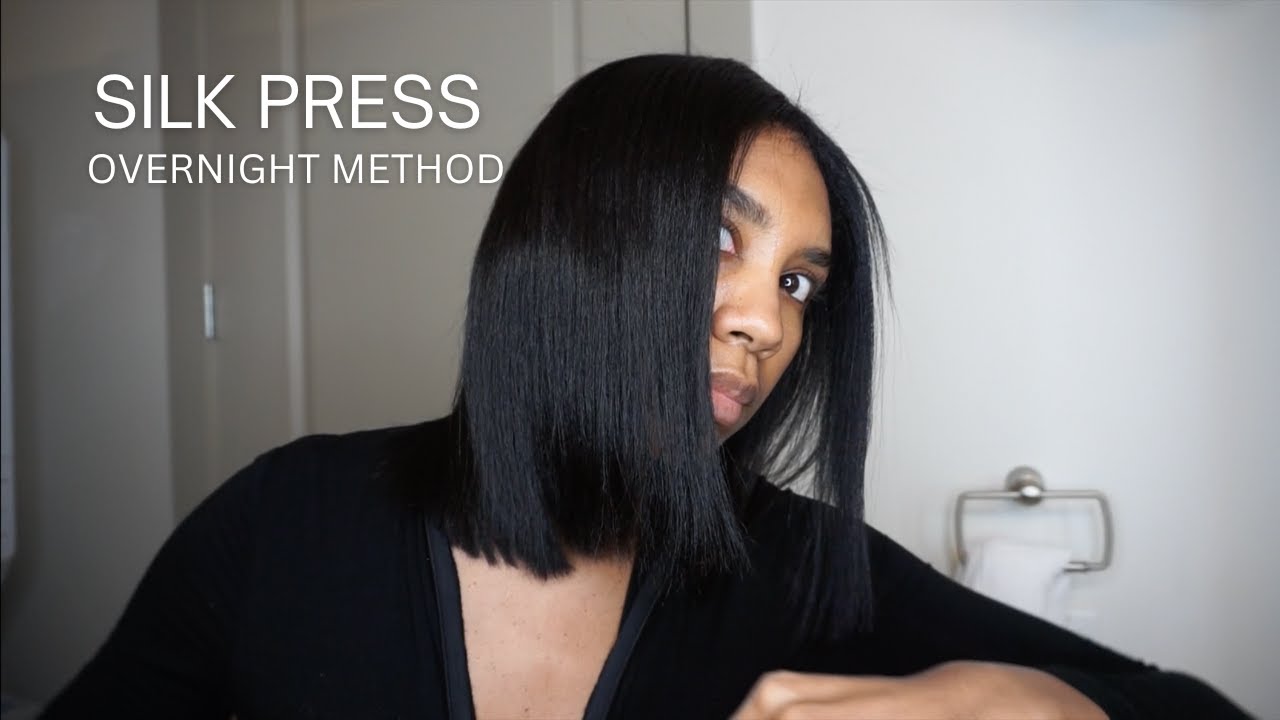 Silk Press - Overnight Method - YouTube