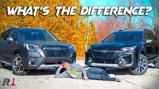 2023 Subaru Forester vs Outback Comparison & 060 / Half Brothers