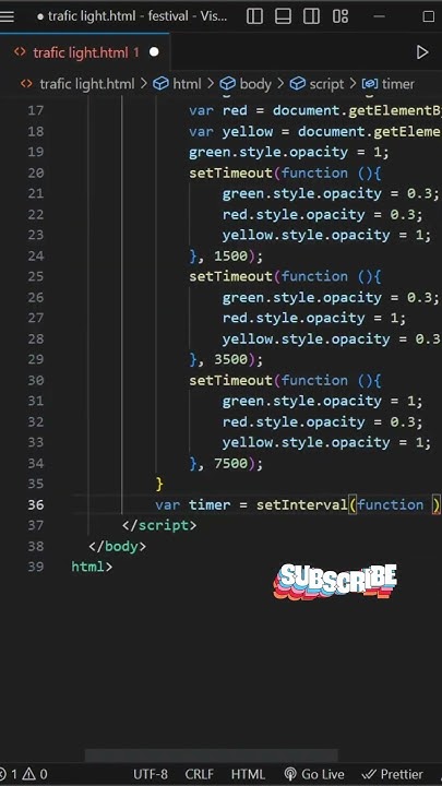 🧑🏻‍💻 Traffic Light | Html Css #html #trending #shorts - YouTube