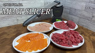 Fresh MEAT SLICER de Once for All es la SOLUCION PERFECTA para cortar carne de manera efectiva