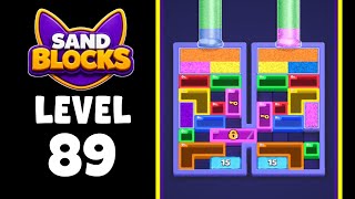 Sand Blocks level 89 walkthrough solution 