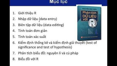 Giới thiệu sách "Phân tích dữ liệu với R"