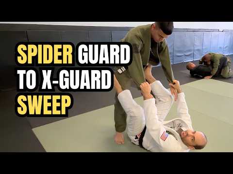 Very Effective Spider Guard to X-Guard Sweep