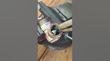 A clever method to remove the stripped hardware accessories.