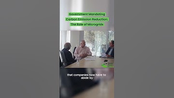 Government Mandating Carbon Emission Reduction: The Role of Microgrids