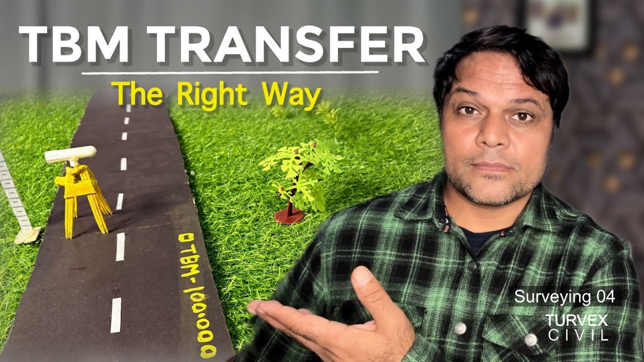 How to Transfer Bench Mark (TBM) | Transferring Bench Mark with Auto Level | Surveying 04