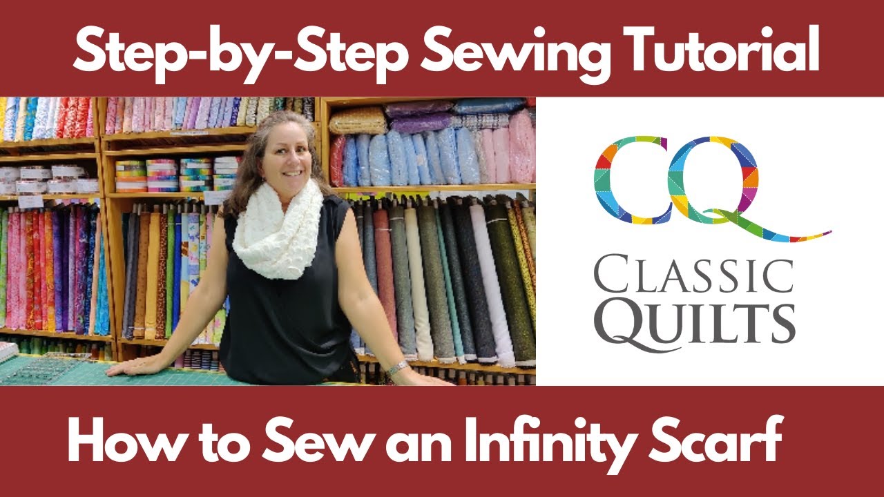 How to Sew an Infinity Scarf - Beginner Friendly Tutorial - YouTube