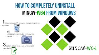 How to completely Uninstall MinGW from windows 11 - 64 bit | Remove MinGW from windows 11