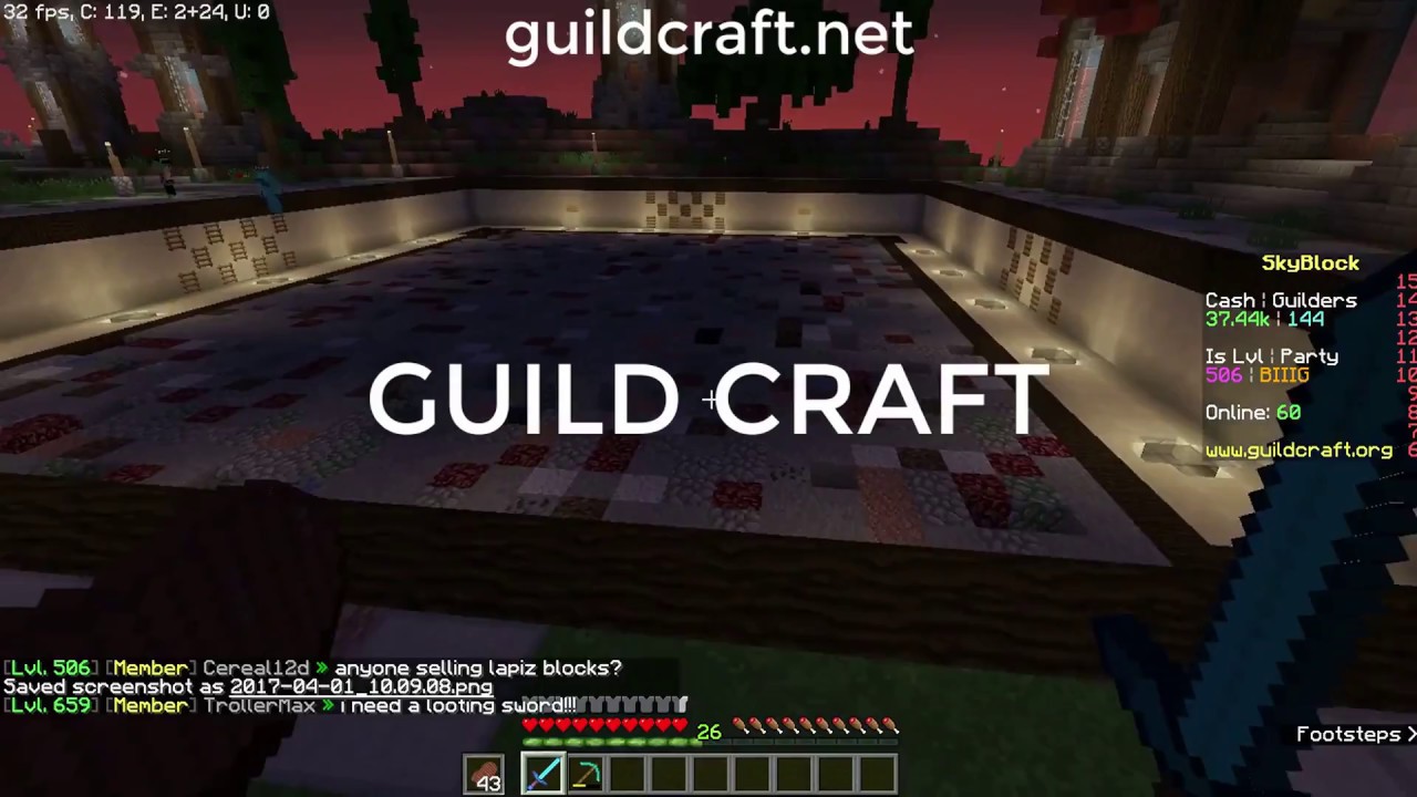 MC GuildCraft Skyblock PVPMIME - YouTube