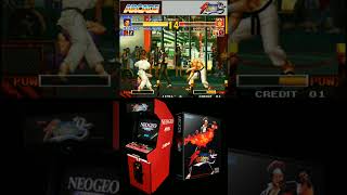 THE KING OF FIGHTERS 95 NEO GEO MVS ARCADE LEVEL 8 EIJI KISARAGI TAKUMA SAKAZAKI KYO KUSANAGI #SHORT