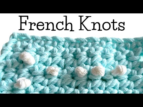 French Knot LEFT HAND for Knitting, Crochet, Embroidery