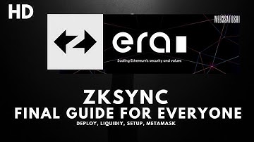 Deploy Smart Contract, Add Liquidity, Setup .. more - ZKSYNC FOR EVERYONE
