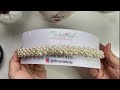 TIARA INFANTIL DE PÉROLA #diy #façaevenda #tiaradeluxo #tiara #passoapasso #headband