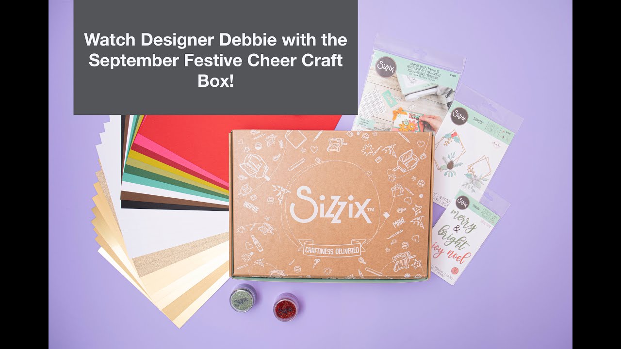 Joy Christmas Ornament - Sizzix Festive Cheer Craft Box