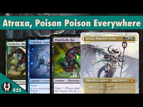 Phyrexia Commander Deck Atraxa, Praetor's Voice MTG Commander Deck - Proliferate Counters & Poison Theme Tarkir Dragonstorm Mtg Phyrexia Commander Deck Atraxa, Praetor's Voice MTG Commander Deck - Proliferate Counters & Poison Theme Tarkir Dragonstorm Mtg