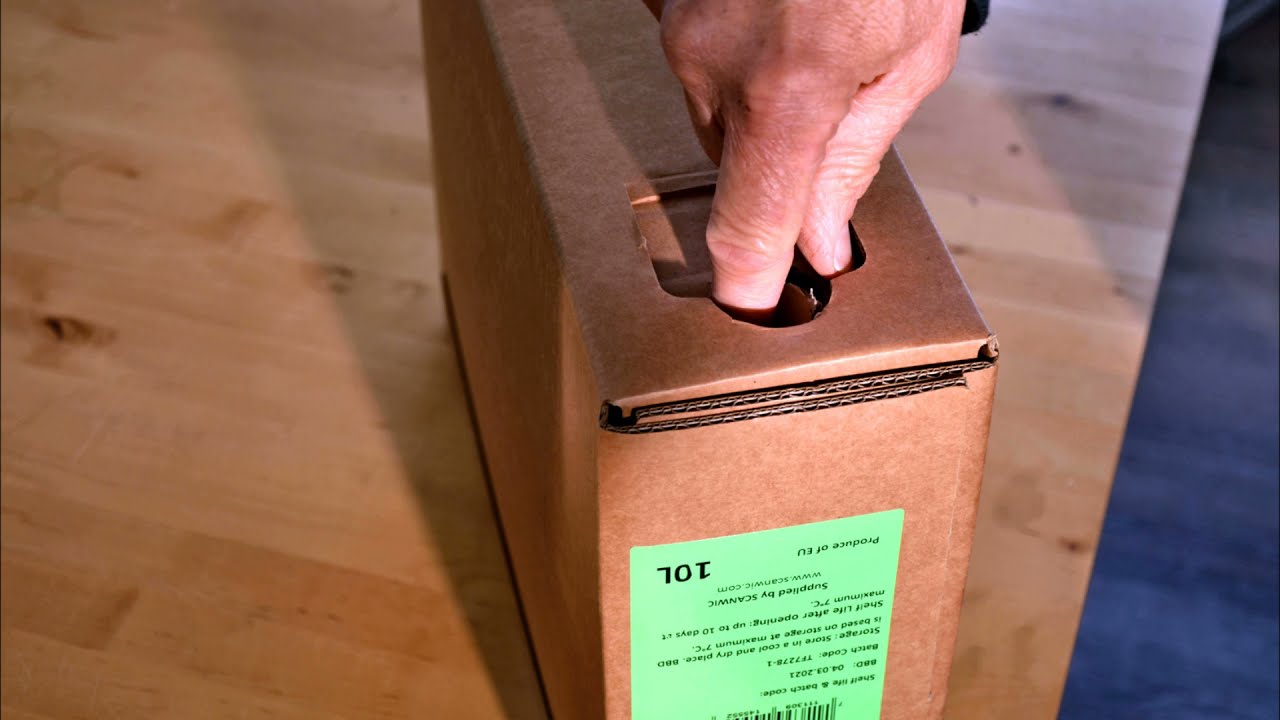 Scanwic Juice machine bag in box instruction