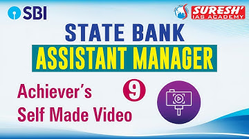 SBI | ASSISTANT MANAGER | P. RANJITH KUMAR | Suresh IAS Academy