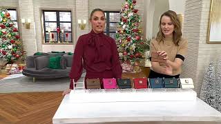 Dooney & Bourke Pebble Leather Credit Card Flap Wallet on QVC