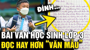 Chấm bài văn tả mẹ của HỌC SINH LỚP 3, cô giáo không thể tin vì 
