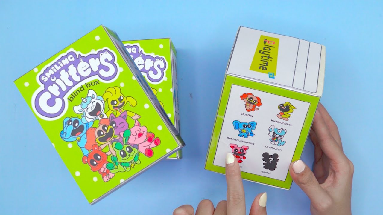 [🐾paper diy🐾] Smiling Critters Blind Boxes ASMR Unbox Part 2 🎁 Poppy ...