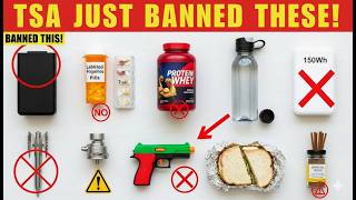 TSA Will CONFISCATE These Common Items Starting From April 2026 – TSA Banned Items 2026