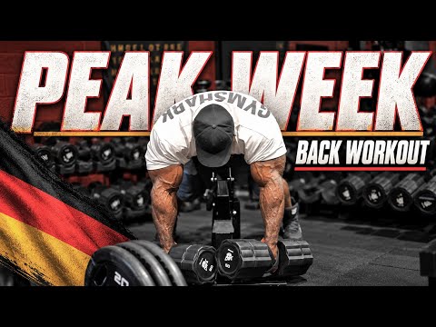 Back workout 4 days out from Europa Pro Germany | Samson Dauda