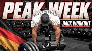 Back workout 4 days out from Europa Pro Germany | Samson Dauda