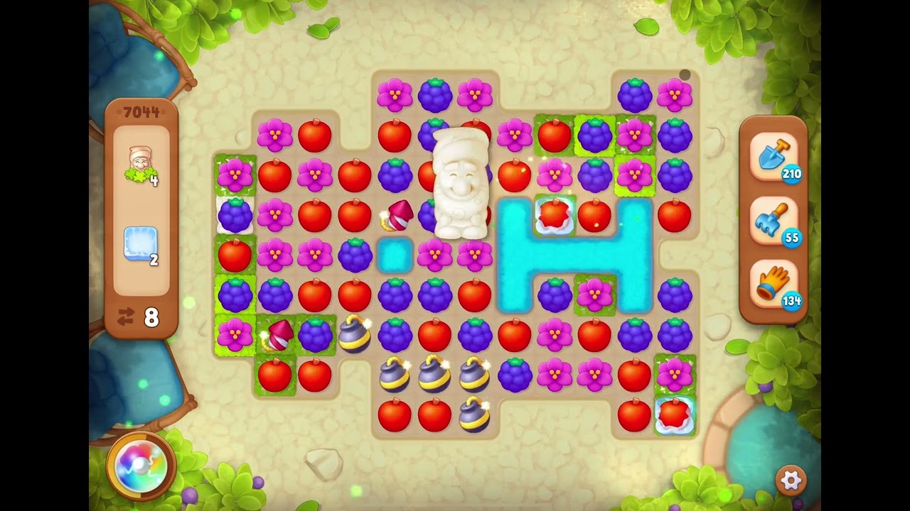 GardenScapes Level 7044 no boosters