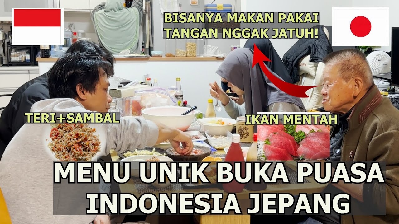 KAKEK JEPANG IKUT BUKA PUASA