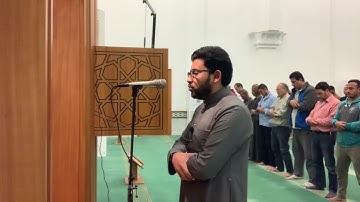 صلاة العشاء ايات من سورة ق بصوت القارئ/مصطفي خلف