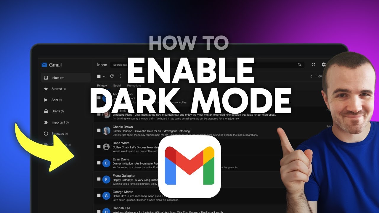 How to Enable Dark Mode in Gmail (Step by Step)